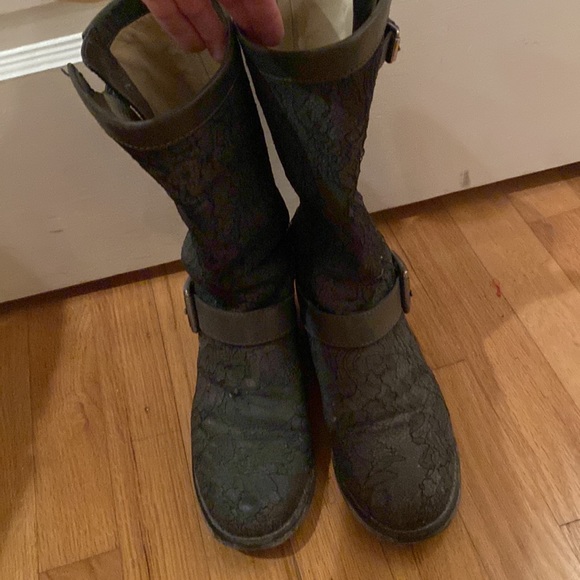 Valentino Shoes - Valentino Lace Biker Boots 36/ 6